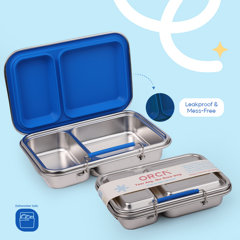 ORCA 2-Box | Stainless Steel Lunchbox