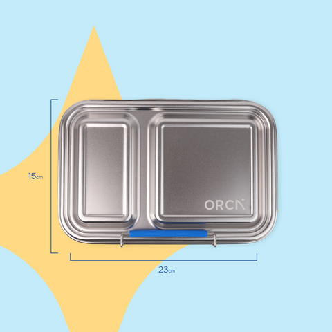 ORCA 2-Box | Stainless Steel Lunchbox