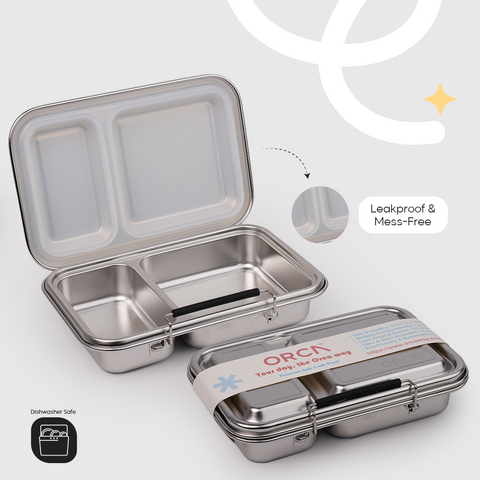 ORCA 2-Box | Stainless Steel Lunchbox