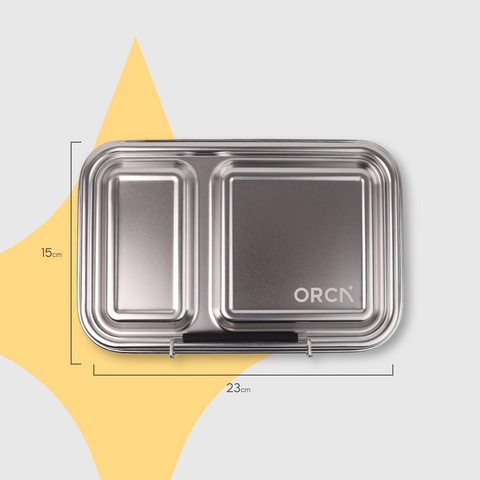 ORCA 2-Box | Stainless Steel Lunchbox