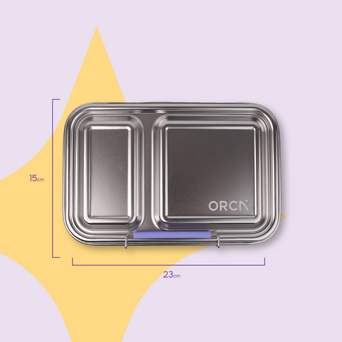 ORCA 2-Box | Stainless Steel Lunchbox