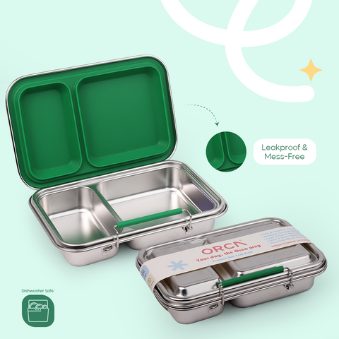 ORCA 2-Box | Stainless Steel Lunchbox