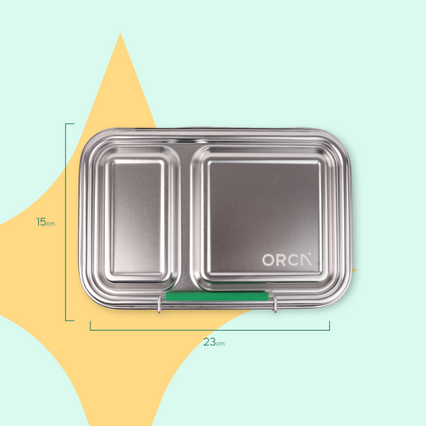 ORCA 2-Box | Stainless Steel Lunchbox